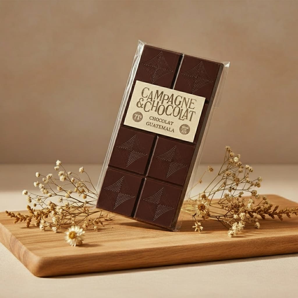 Chocolat noir Guatemala 71% – chocolat artisanal Bean to Bar Campagne & Chocolat